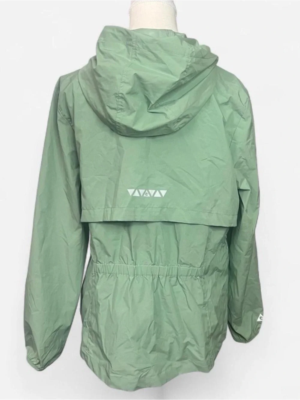Gerry Sage Green Utility Rain Coat/Windbreaker women’s Medium